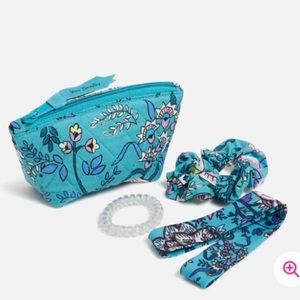 Vera Bradley Hair Accessories Kit Peacock Garden